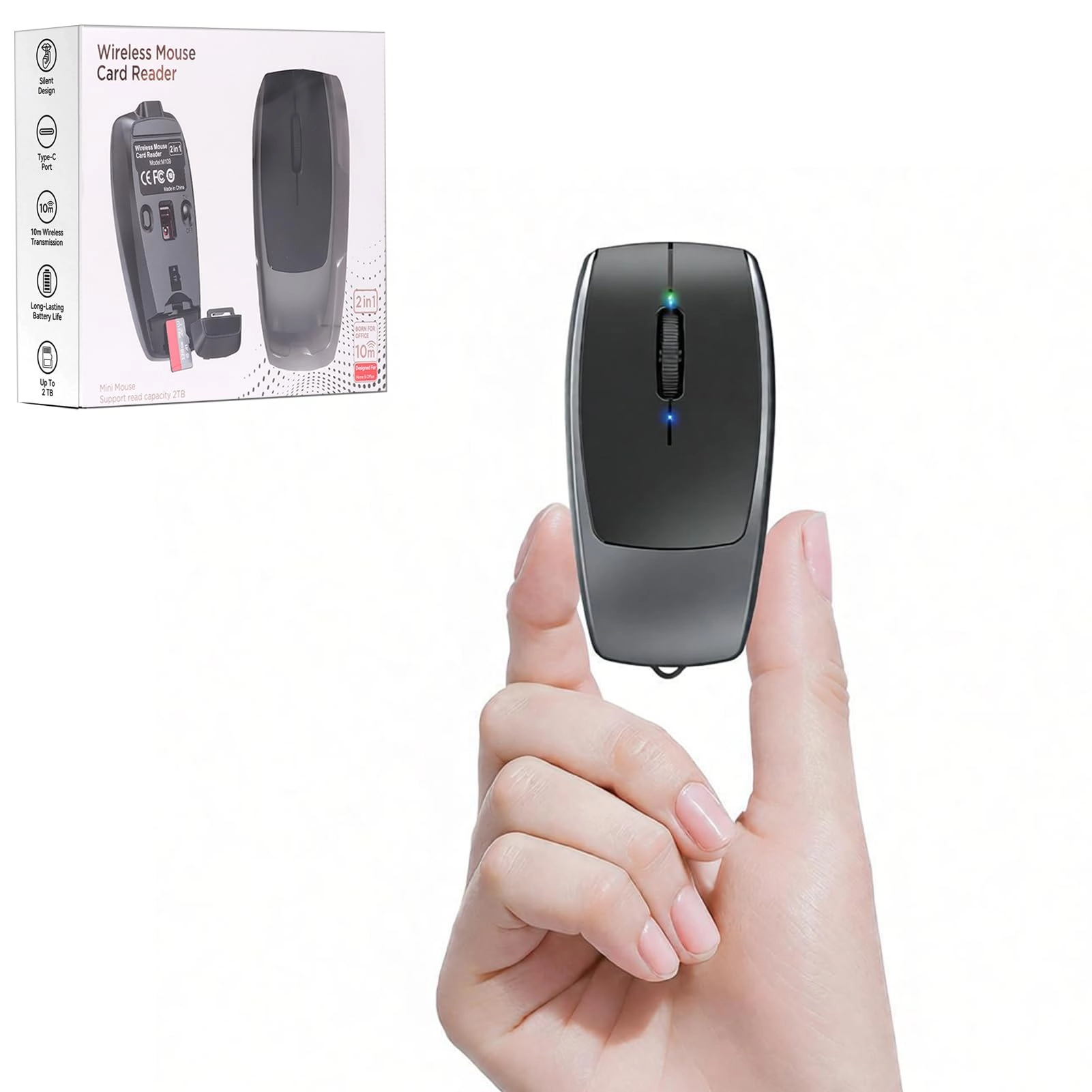 SVJEFY Mini Bluetooth Mouse - Bluetooth 5.1