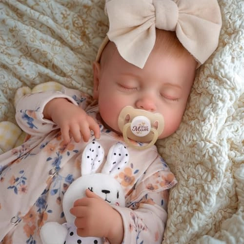 Dara Reborn Baby Doll - 20 Inch Vinyl Brown Hair Ages 3+