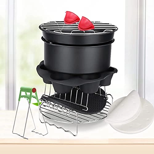 Air Fryer Accessories - High-quality carbon steel material 10pcs