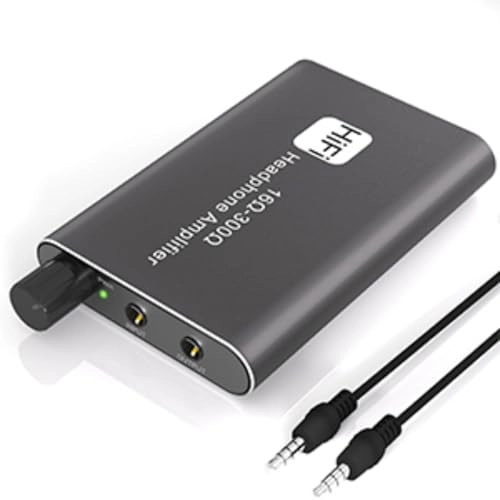 Headphone Amplifier - Rechargeble 2 Stage Gain Switch 16 to 300 Ohm