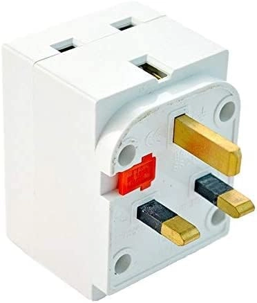 3 Way Socket Multi Plug Fused Adapter - UK