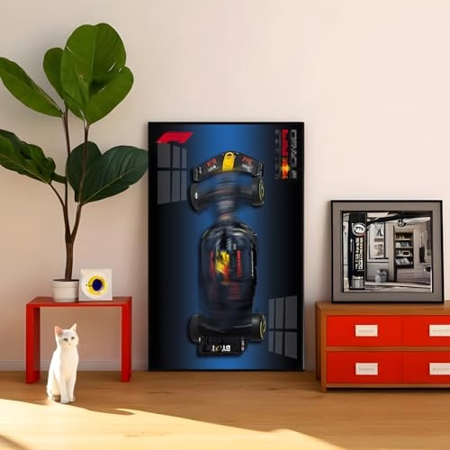 Racing Car Exhibition Wall Plaque (42206) - 50 x 80cm Style D