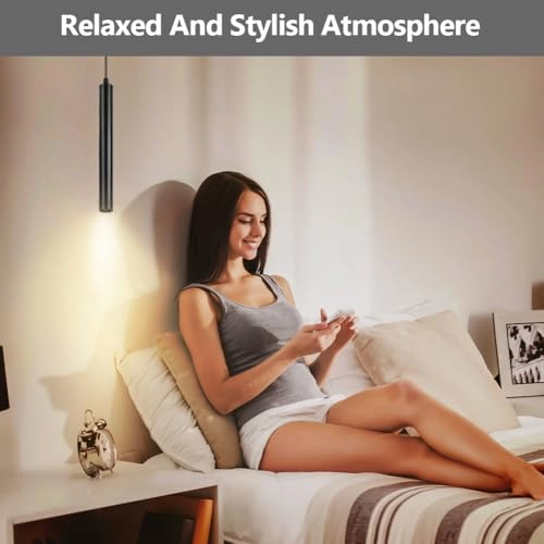 LED Cylinder Pendant Light - 200cm