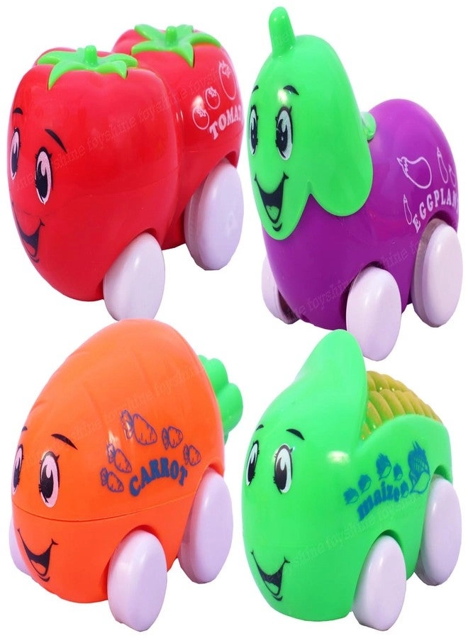 Toyshine Vegetables Easy-Grip Cuties Vehicles - 4 pcs