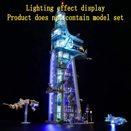 LED Light Kit for LEGO Avengers Tower 76269