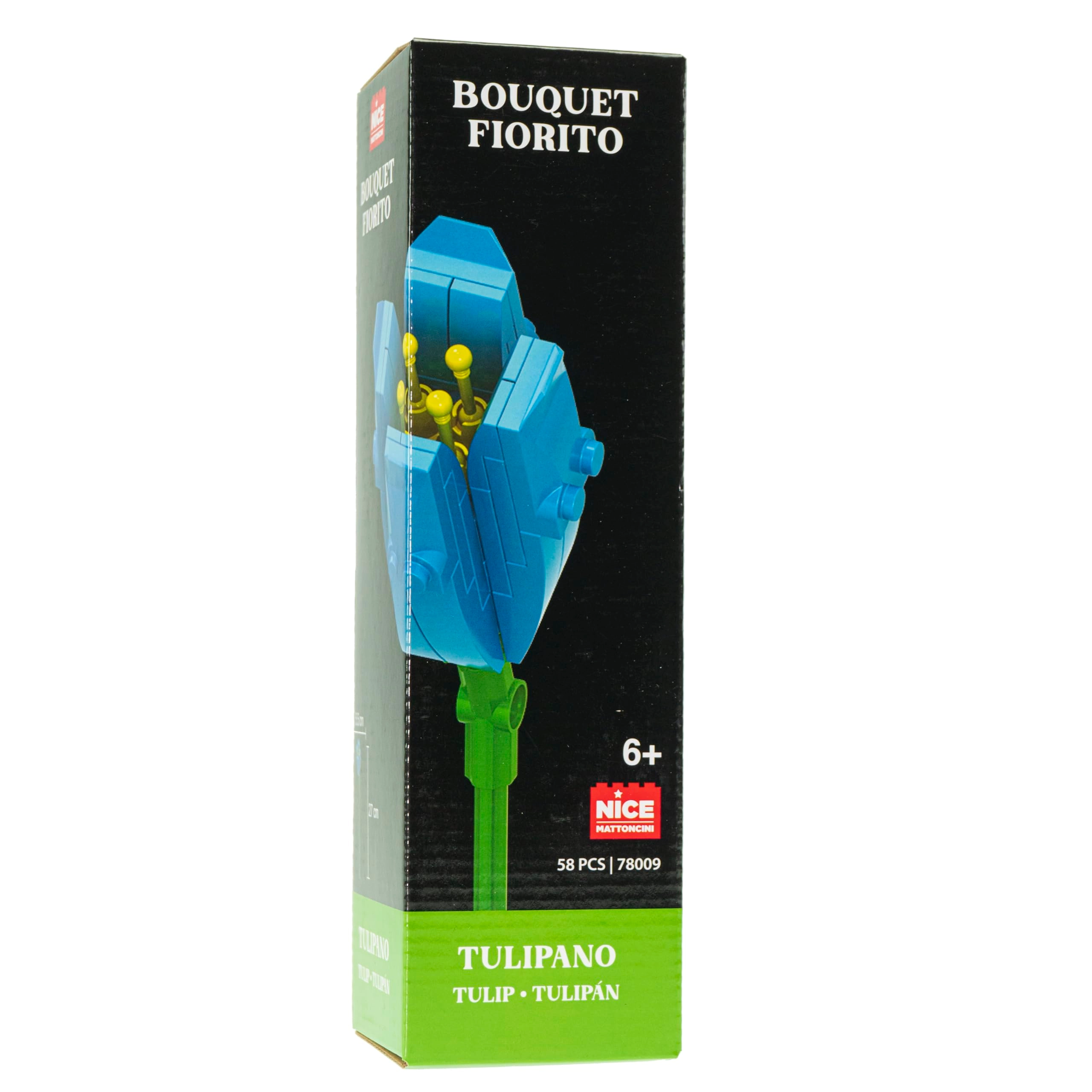 Nice Mattoncini Flower Tulip (78009) - Blue