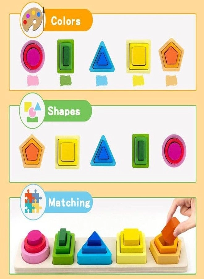5-in-1 Shapes Stacker - 1-3 Year Olds
