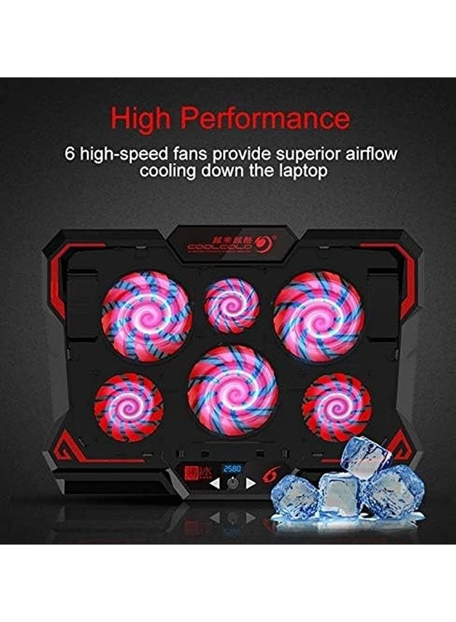 Gaming Laptop Cooling Pad - 6 piece(s) 17.3 inch