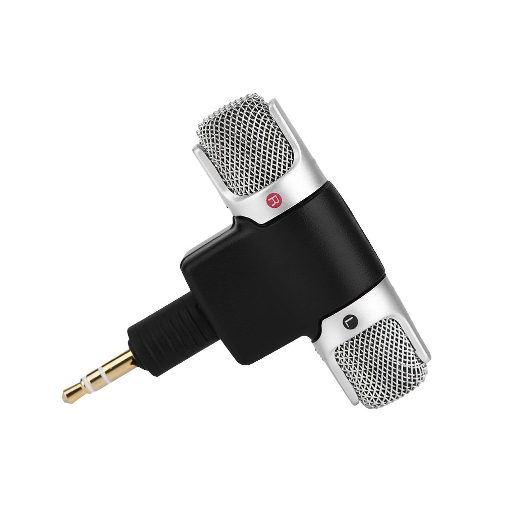 Yanmis Mini Stereo Microphone 3.5mm-Mini-Jack Microphone