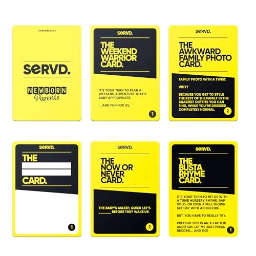 SERVD Newborn Parents Edition - Card Game