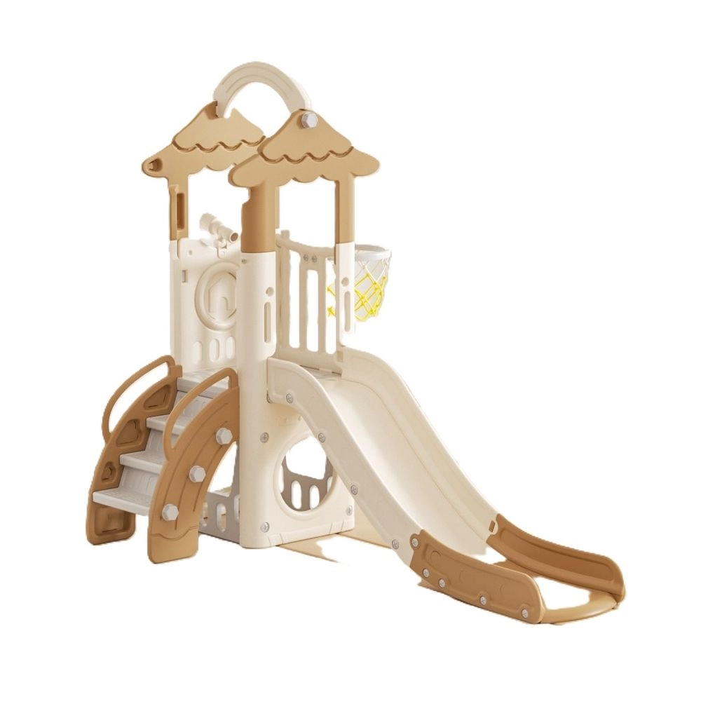 Kids Slide, Climber & Basketball Hoop - Indoor/Outdoor Suitable for 12 months+