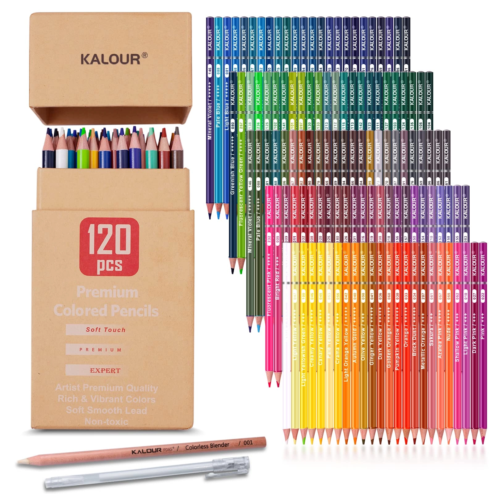 Kalour Coloured Pencils - 120 Pcs