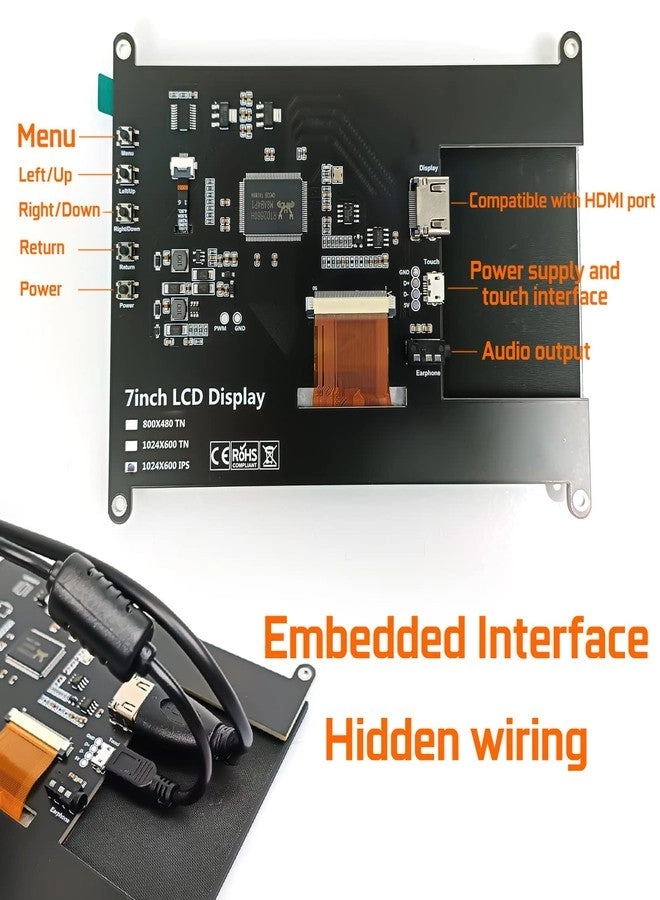 Computer Sensor Panel LCD Screen - WOWNOVA... 7 Inches 1024x600