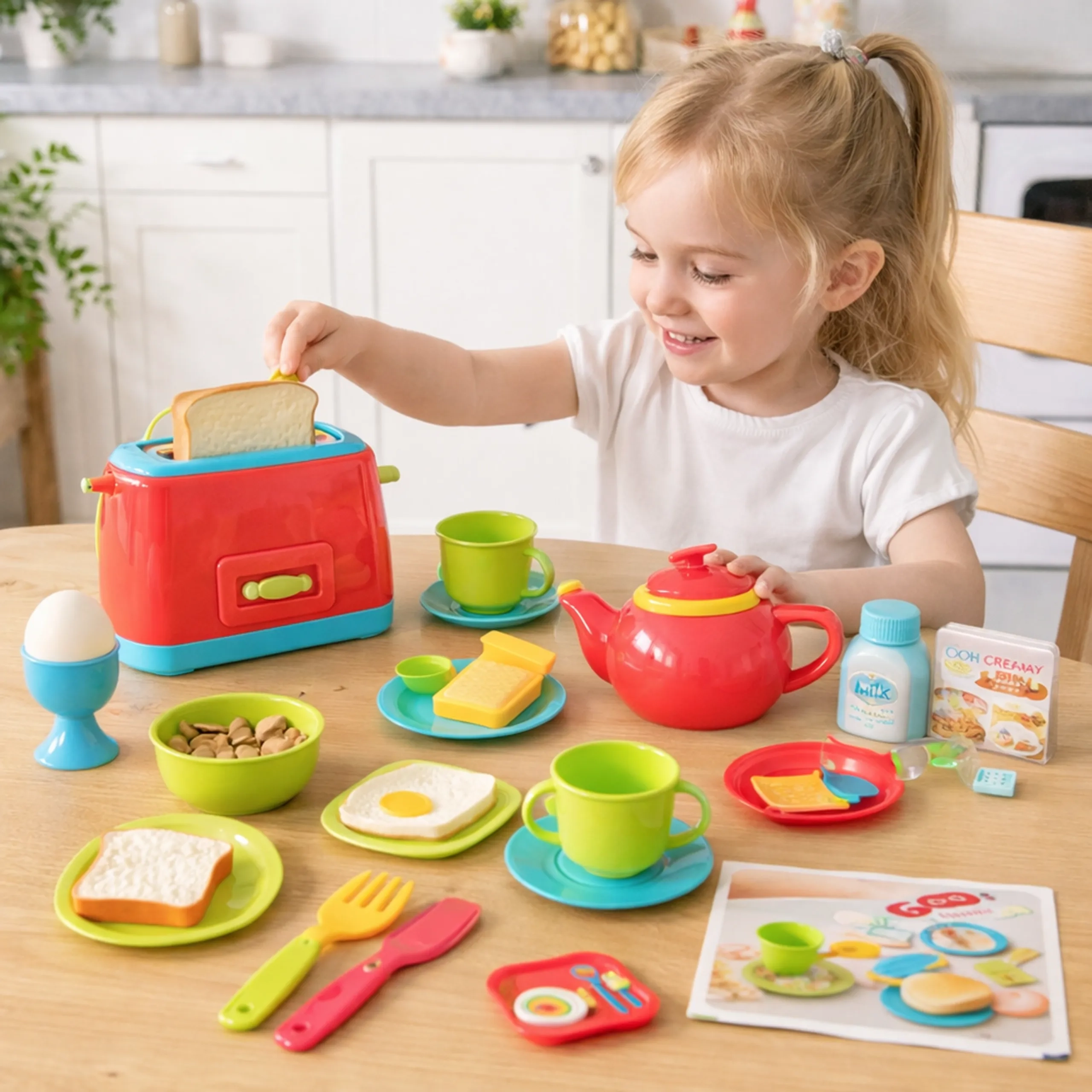 Breakfast Toaster Set - 25 pcs (2169971-3717)