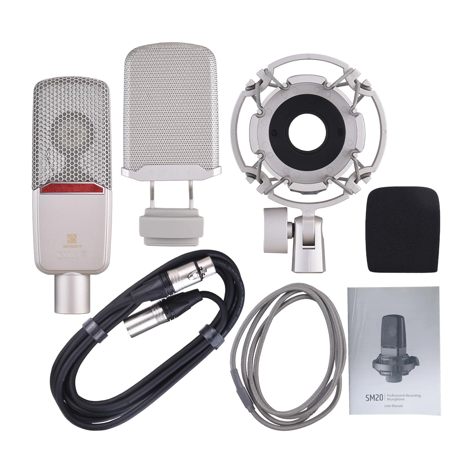 CHICIRIS Studio Condenser Microphone XLR Microphone