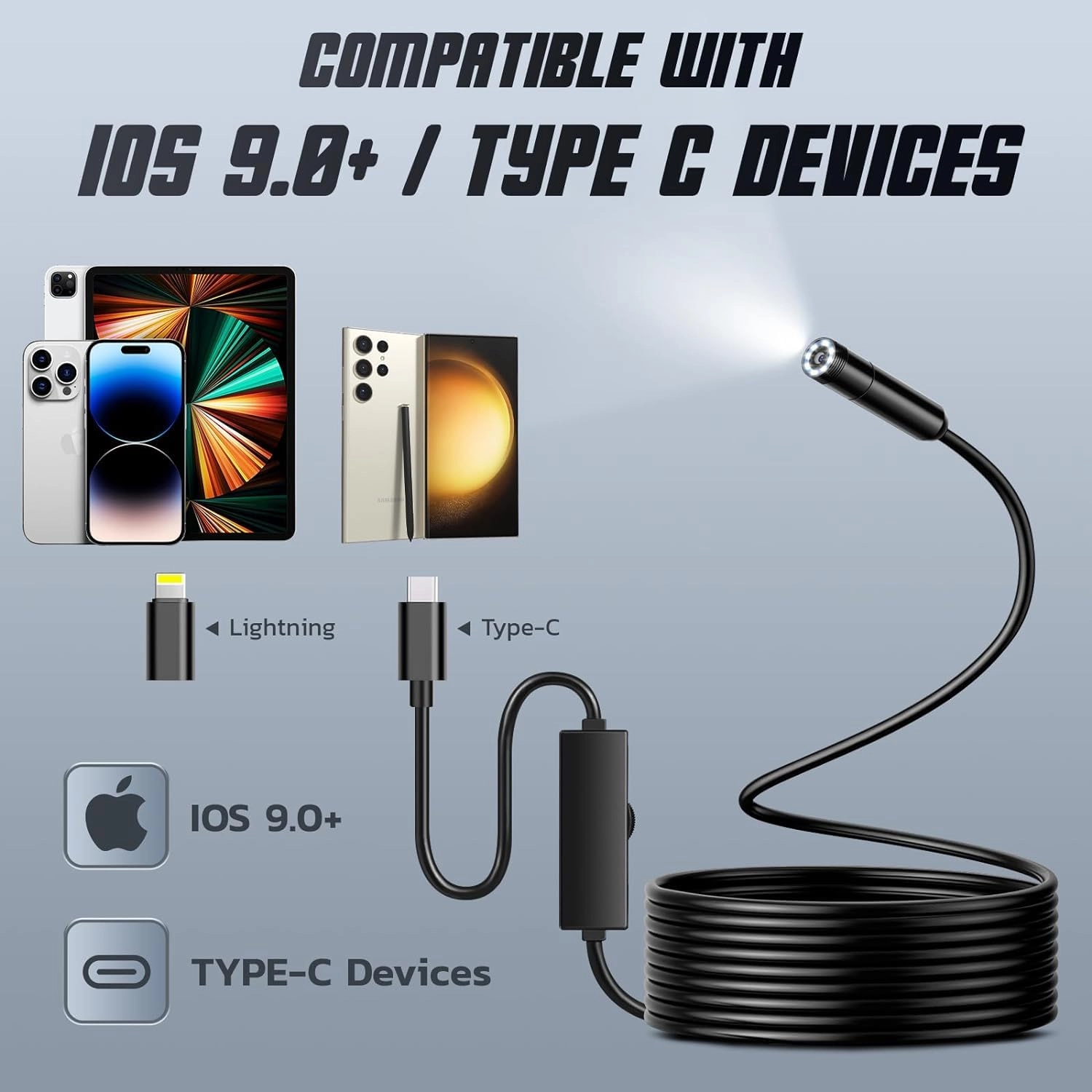 BC100-type-c - 1920P 7.9mm 16.4ft