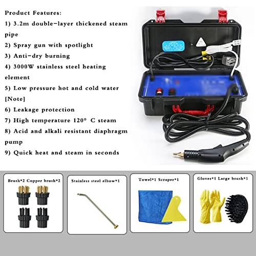 Steam Cleaner - 2-3bar 200 Milliliters