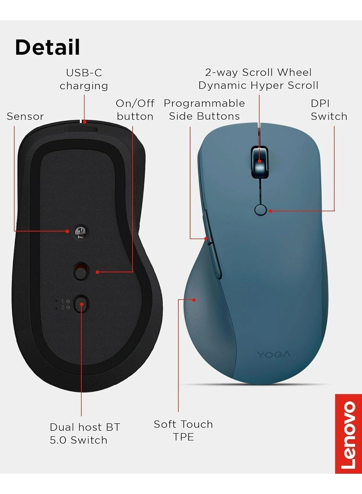 Yoga Pro Mouse - Wireless