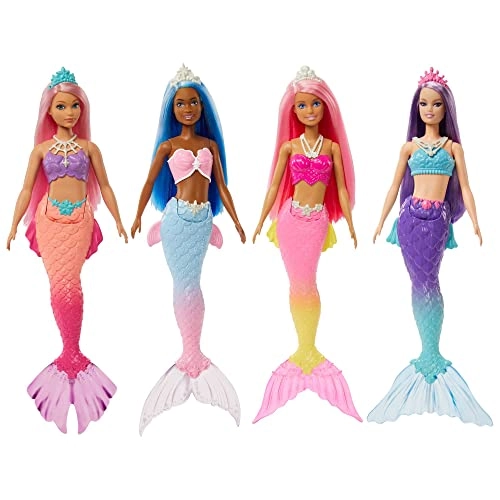 Barbie Dreamtopia Mermaid Doll - Purple Hair Ages 3+