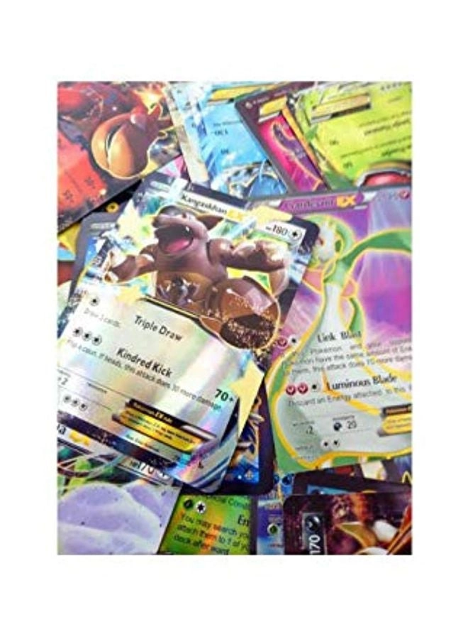 Pokemon Ex Gx Trading Card Game - English 100pcs
