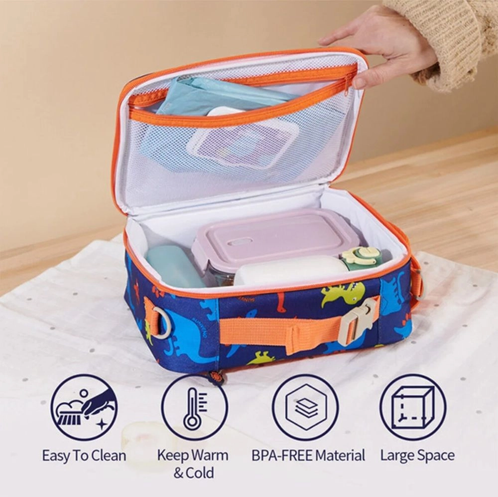 Lunch Bag - Dino Blue 5.5L