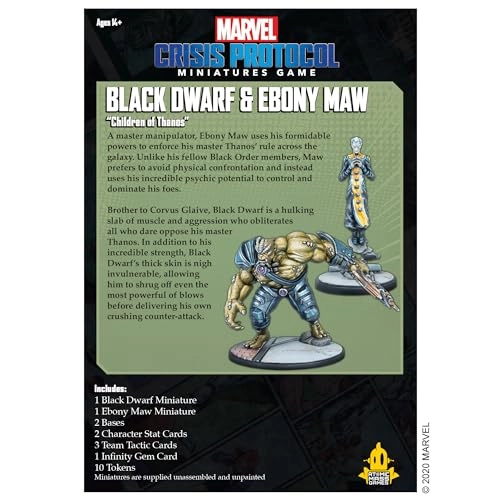 MARVEL: Crisis Protocol - Black Dwarf & Ebony Maw