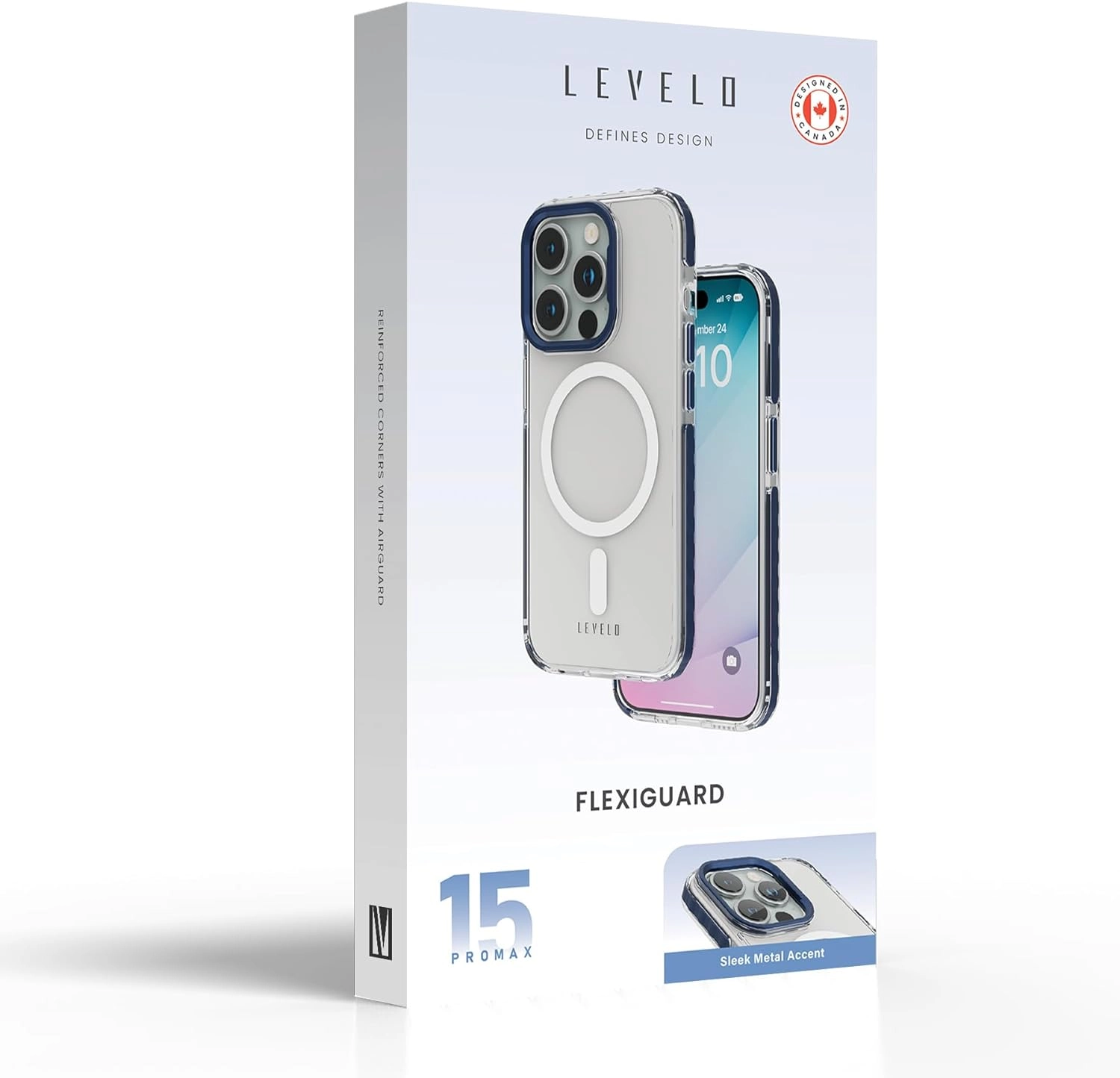 Flexiguard Transparent Case with MagSafe for iPhone 15 Pro