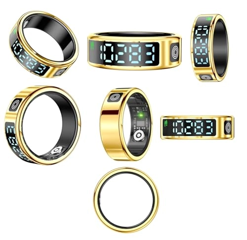 Smart Ring Health Tracker - LED Display IP68 Waterproof