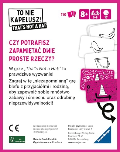 It's Not a Hat - Card Game (Polish)