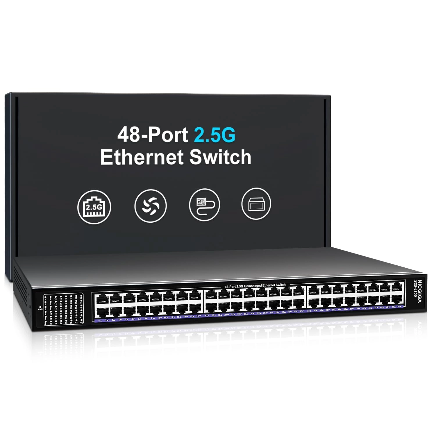 NICGIGA 48x 2.5G RJ45 - 48-ports
