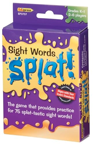 Teacher Created Resources Sight Word Splat! Game, - Kid 225 pieces