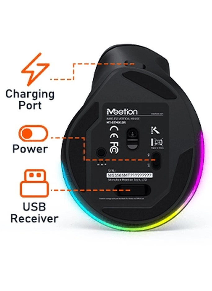 BTM010R Ergonomic Mouse - Wireless