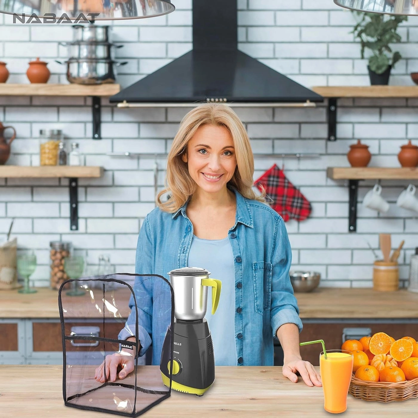 Mixer Grinder Cover - Waterproof Light Grey