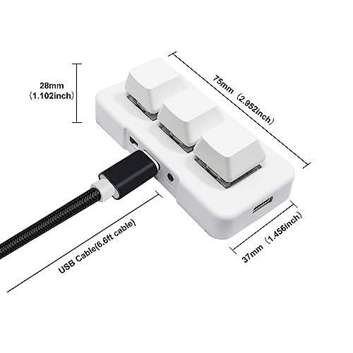 3-Key Mini Keypad - Bluetooth|USB-C