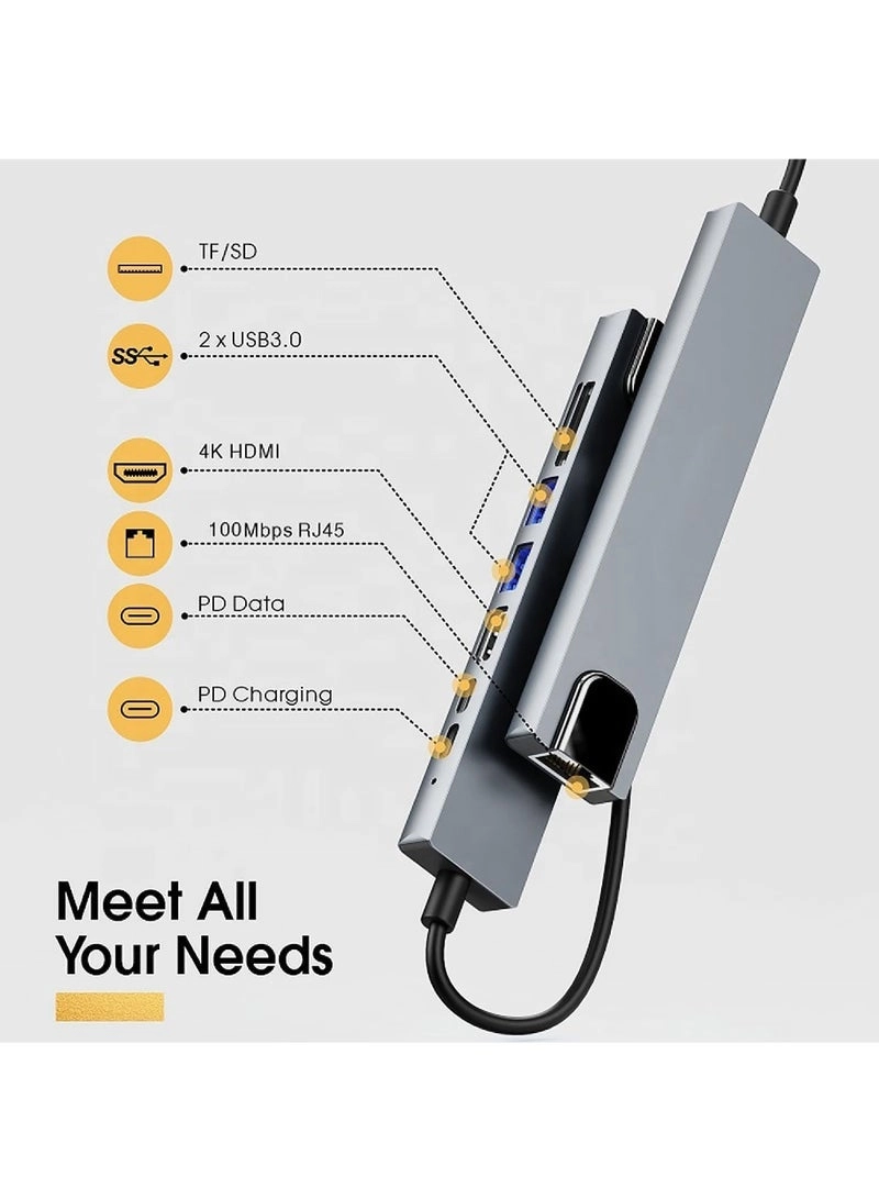 USB C Hub - USB C MacBook Pro/Air and Type C Windows Laptop