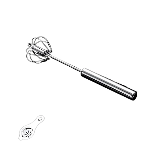 Handheld Semi-Automatic Kitchen Cream Beater - 35X7CM 304 Stainless Steel