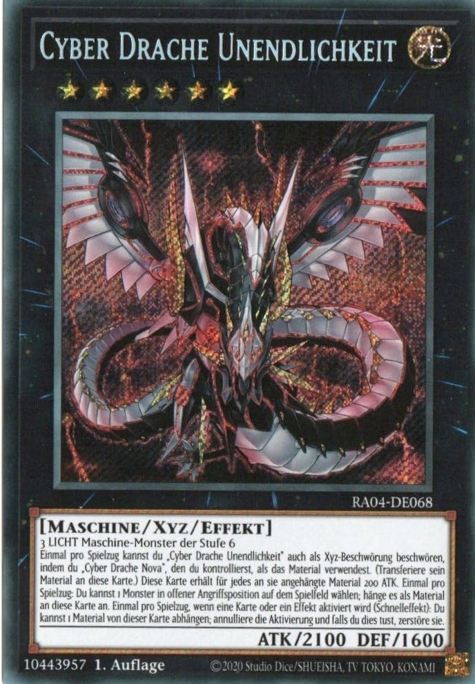 Yugioh Cyber Dragon Infinity RA04-DE068 - German