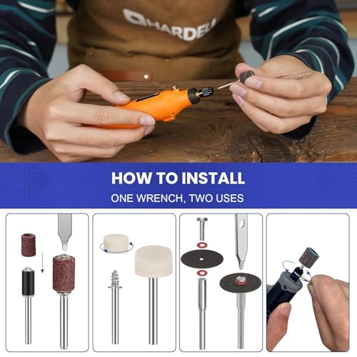 Rotary Tool Accessories - 508PCS 1/8"(3.2mm)