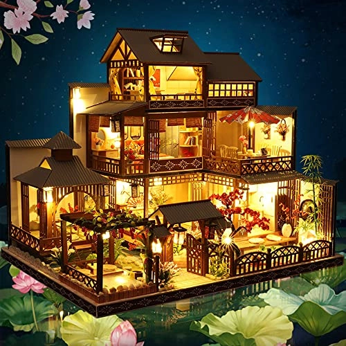 DIY Miniature Dollhouse Kit - Ya Quan Court-music