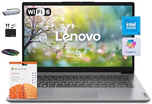 2025 IdeaPad 1i - 14'' Celeron N4500 12GB DDR4 884GB Bundle