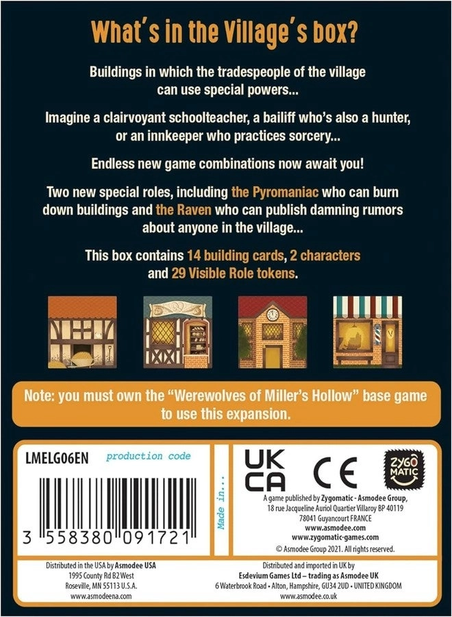 The Werewolves of Miller's Hollow: Village Expansion