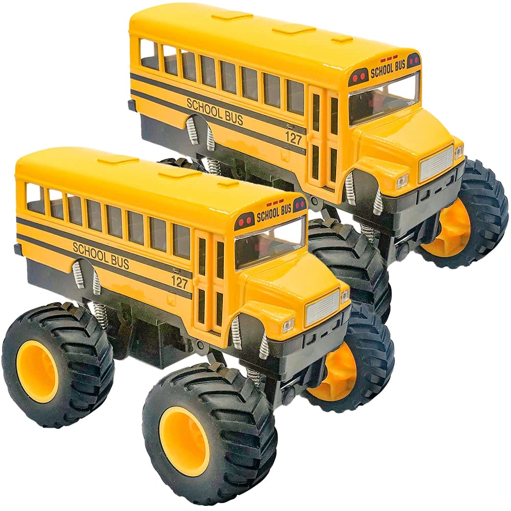 ArtCreativity Pullback School Bus - 1:18 2 pcs