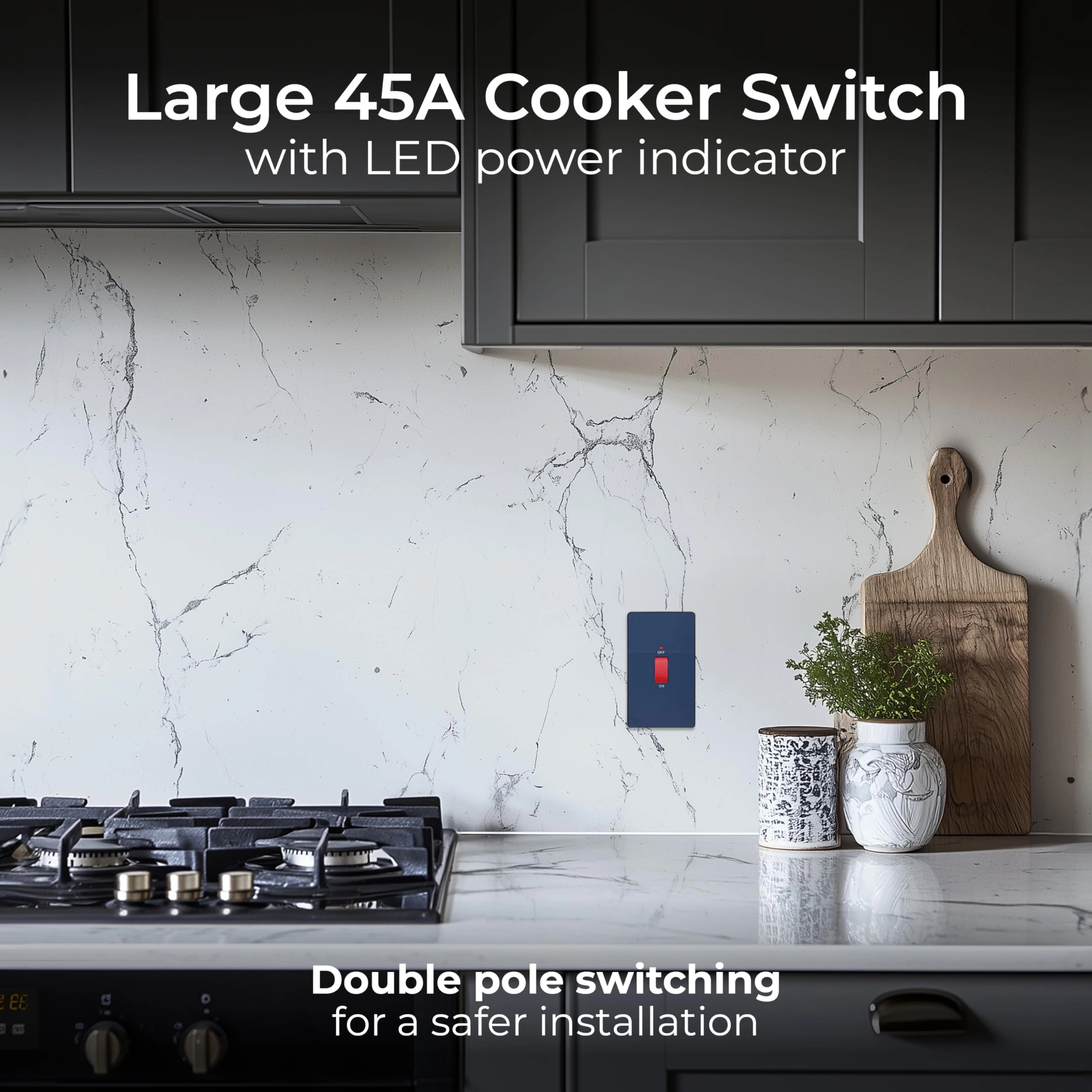 Evolve Cooker Control Switch - 45A Double Pole