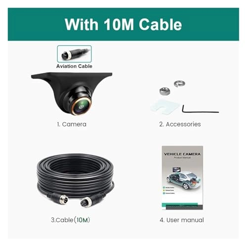 Reversing Camera - RCA interface PAL 512(H)X582(V); NTSC 512(H)X492(V)