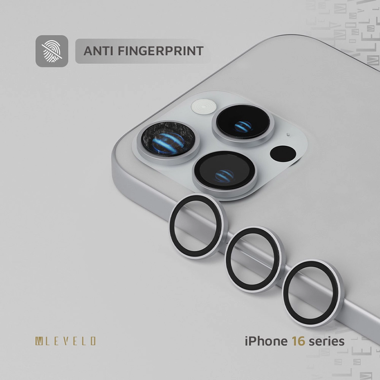 Anti-Fingerprint Glass Camera Lens Protector for iPhone 16 Pro / iPhone 16 Pro Max