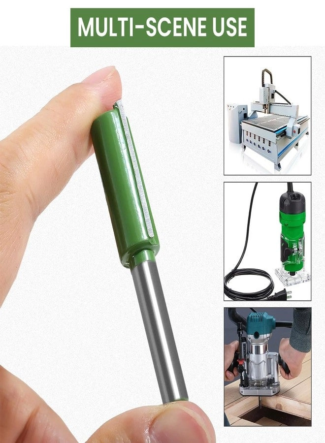 Tungsten Carbide Straight Dado Router Drill Bit Set - 3/4/5/6/8/10/12mm 1/4" 7PCS