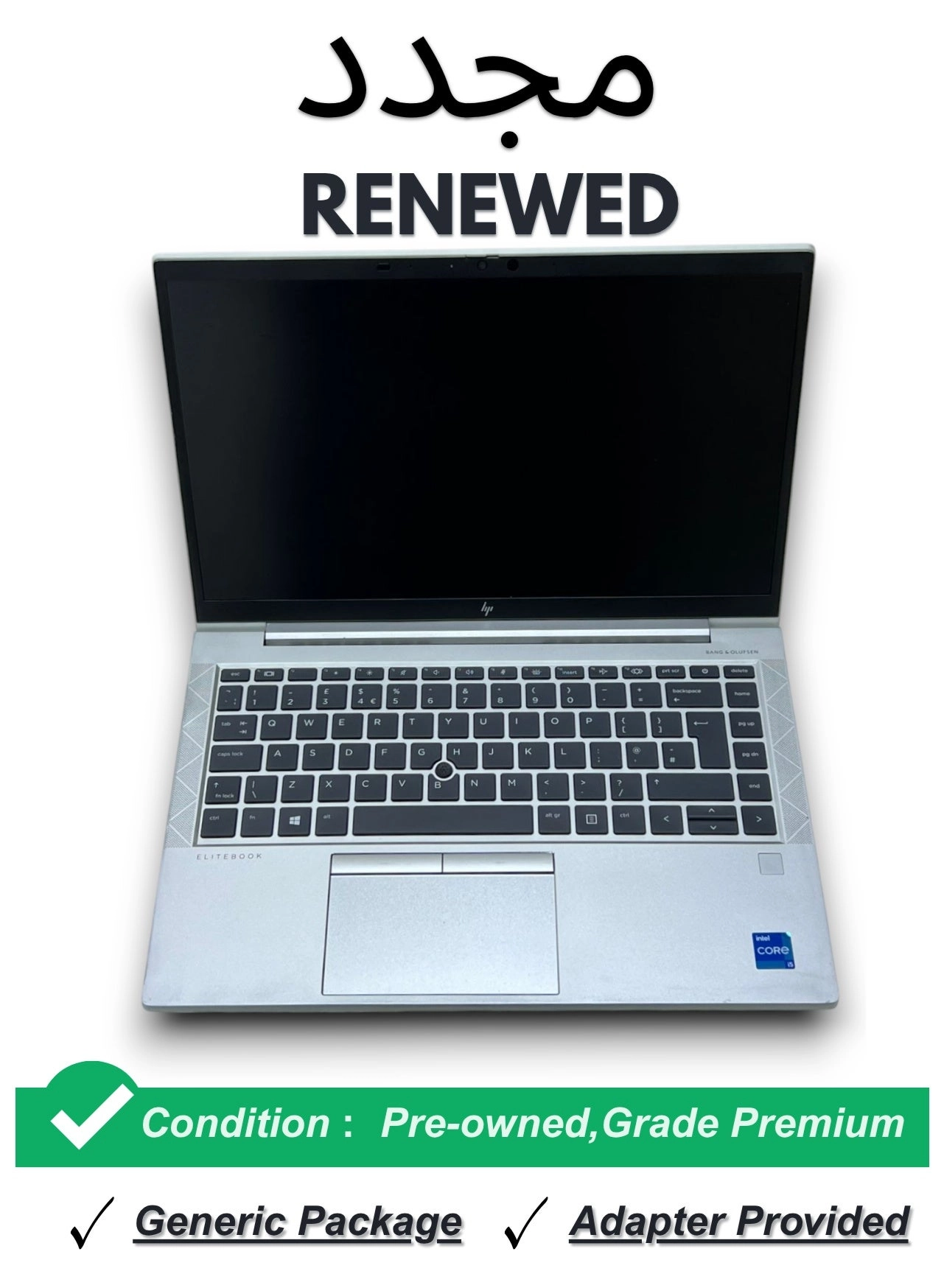 HP (Renewed) EliteBook 840 G8 - 14'' Core i5-1135G7 16GB 256GB SSD