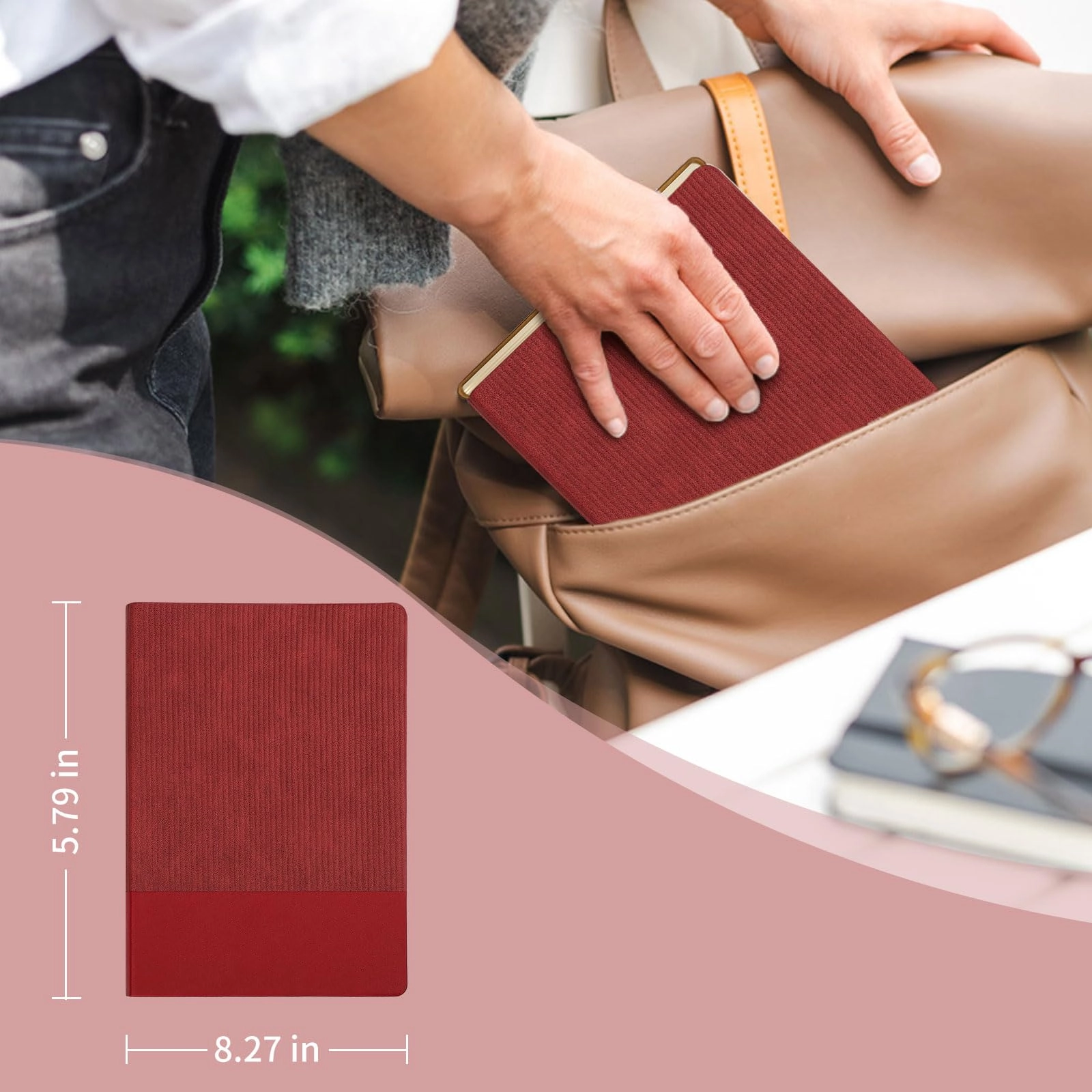 Lined Journal Notebook A5 - Lined 216 Pages