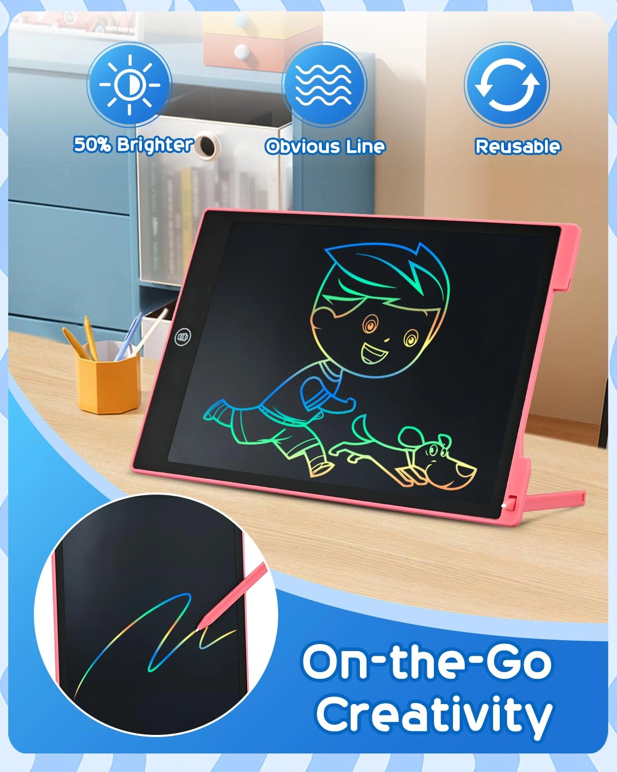 LCD Writing Tablet - 12 inch Pack