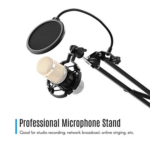 Microphone Stand - Adjustable Foldable Heavy Duty